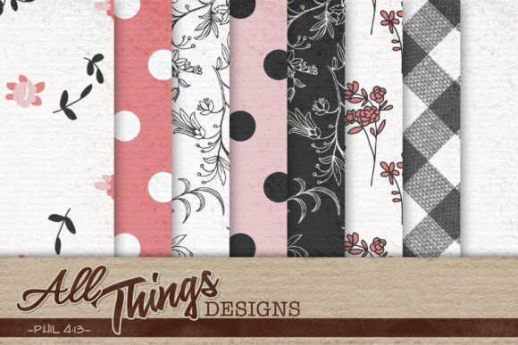 Download Pretty in Pink Digital Scrapbook Kit - Scrapbook kit Collection
