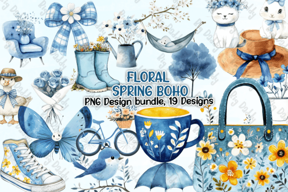 Download Floral Spring Boho Clipart PNG - Boho clipart png Collection