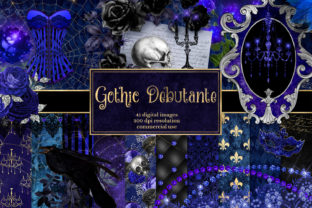 Download Gothic Debutante Digital Scrapbook Kit - Scrapbook kit Collection